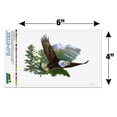 thumbnail image 6 of Bald Eagle Flying Over the Mountains Scenic Home Business Office Sign, 6 of 7
