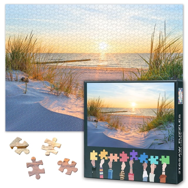 Rompecabezas Rebotipy Beach Sunrise 71 x 51 cm 1000 unidades