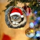 thumbnail image 5 of Adornos de bellota de animales del bosque, acogedores adornos navideños de bosque, decoración para árbol de Navidad, piña personalizada, adorno colgante de criatura del bosque, regalo para amantes de, 5 of 7