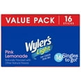 thumbnail image 6 of Wyler’s Light Pink Lemonade Singles To Go Powder Drink Mix, Sugar Free, 16 Sticks Value Pack, 2.18 oz, 6 of 8