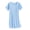 Light Blue, variant on Cotton Nightgowns for Women Oversized Sleepshirt Tshirt Night Gown Short Sleeve Night Shirt Casual Soft Sleepwear
