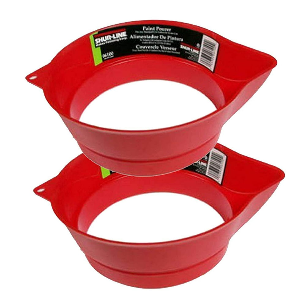 ShurLine 06100 Gallon Can Paint Pourer (2 Pack)