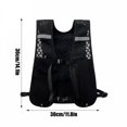 thumbnail image 2 of TELOLY Hydration Vest Reflective Hydration Phone Holder Chest Pack Lightweight Running Fanny Bag with 500ml Water Bottle Storage Pocket for Men and Women, 2 of 6