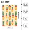 thumbnail image 2 of FORMRS 1-Subject Spiral Notebook 8" x 5" College Ruled 60 Refillable Sheet A5 Hard Cover, 2 Pack, Sunshine Pineapples, 2 of 7