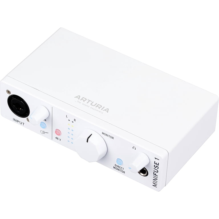 Free Shipping! Arturia MiniFuse 1 White USB Audio Interface
