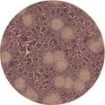 thumbnail image 1 of Ahgly Company Indoor Round Patterned Light Copper Gold Area Rugs, 3' Round, 1 of 1