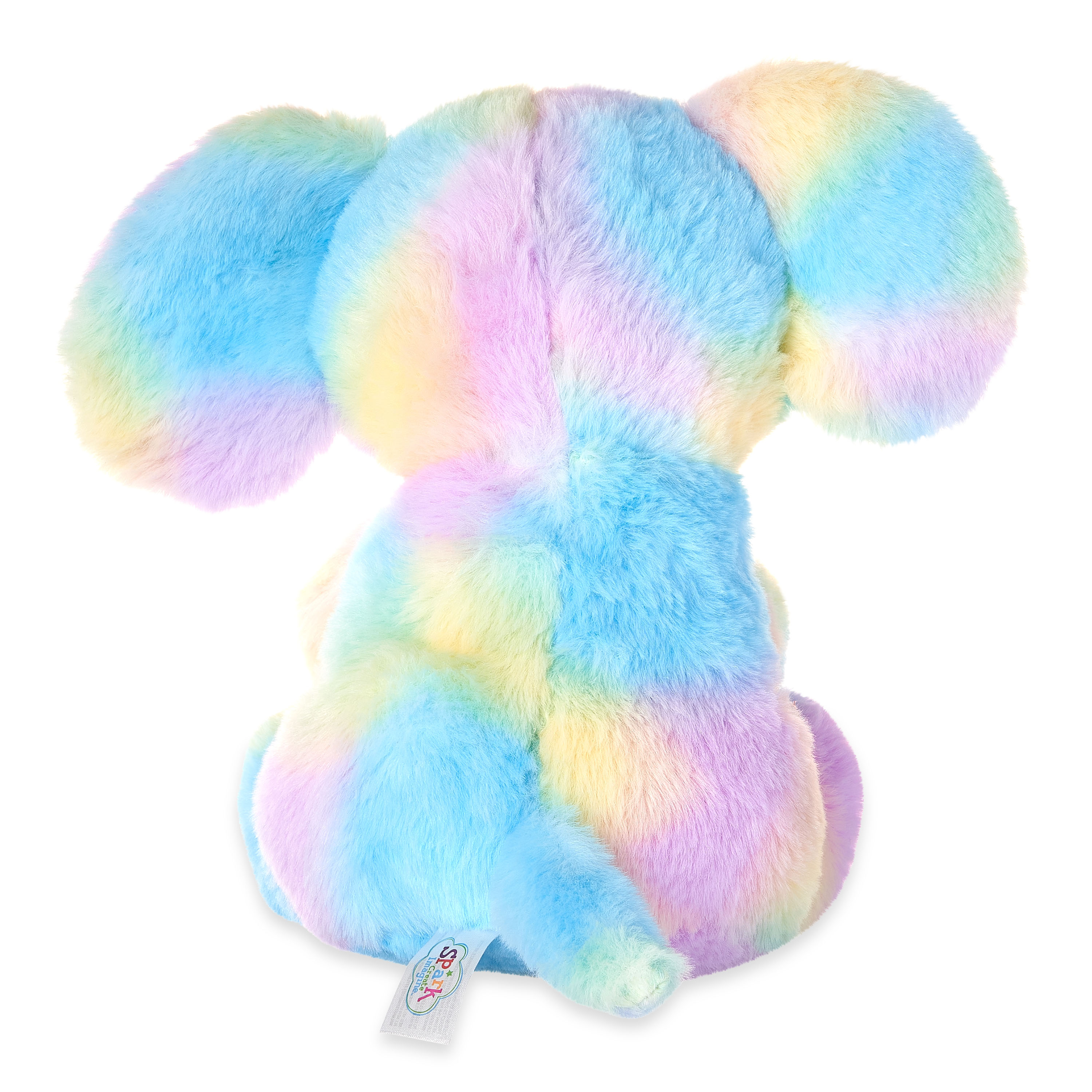 Spark Create Imagine Tie Dye Elephant Plush Toy, for All Ages - image 5 of 7