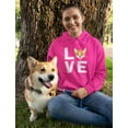 thumbnail image 5 of Tstars Womens Dog Lover Shirt Gift for Dog Owner Corgi Dog Funny Humor Animal Lovers Shirt Pet Gifts for Her Women Hoodie, 5 of 7