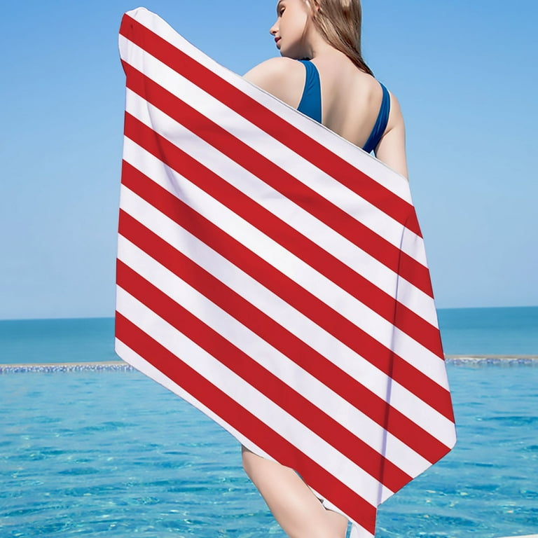 Dqueduo Oversized Beach Towel - 30 x 60 Inch Extra Large Pool