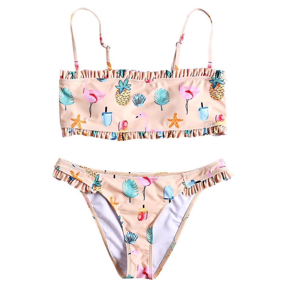 flamingo bikini top