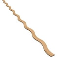 thumbnail image 6 of Ekena Millwork 94"H x 3/8"T Brazos Adjustable Wood Decorative Slat Wall Panel Kit, Maple (contains 22 Slats), 6 of 16