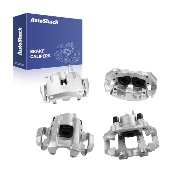 AutoShack Front & Rear Brake Calipers for Jeep, Grand Cherokee 2018-2020, AWD RWD V6 3.6L
