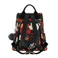 thumbnail image 2 of FORMRS Women's Travel Backpack Purse Anti-Theft Hidden Pockets Casual Shoulder Bag, Red Flowers Pattern, 2 of 7