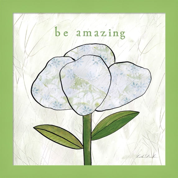 Great Art Now Paper Flower IV by Caitlin Dundon, Framed Wall Art, 14W x 14H