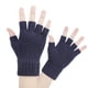 thumbnail image 4 of Guantes para hombre y mujer, de color liso, de medio dedo, para exteriores, sin dedos, de lana gruesa, informales, de moda, con parte superior acrílica., 4 of 6