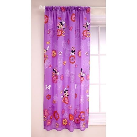 Disney Minnie Girls Bedroom Curtain Panel