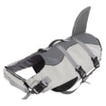 thumbnail image 2 of Herwey Canvas Sponge Shark Design Waterproof Pet Swimming Safety Vest Clothes Life Jacket for Large Dogs, 2 of 7