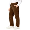 thumbnail image 6 of Hurxie Boys Corduroy Pants Kids Regular Fit Dress Trousers with Pockets, 6 of 7