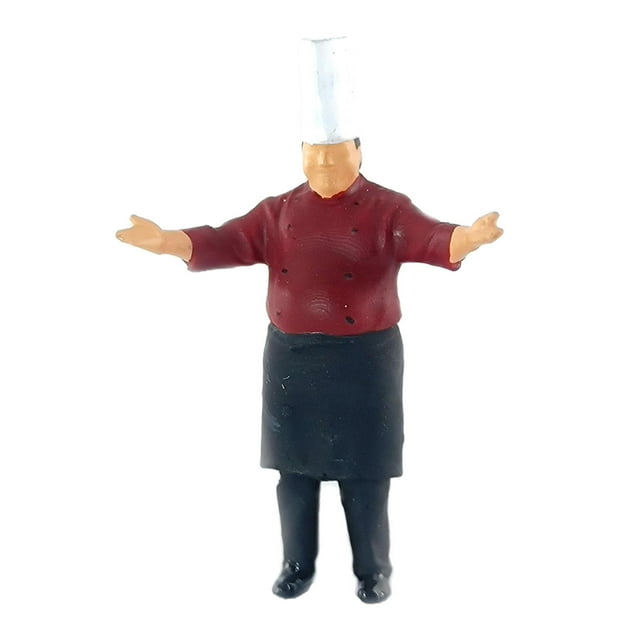 Figuras de personas modelo ferrocarril Zulema Chef 1:64