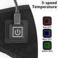 thumbnail image 5 of PureCasa Usb Heating Neck Massagers for Back Pain Relief, Neck Support Heating Pad for Travel/Home/Car, 3 Levels Adjustable USB Charge for Back Shoulder Leg Cramp- Ideal Gifts for Women Men，Black, 5 of 7