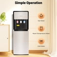 thumbnail image 6 of Water Cooler Dispenser 3-in-1 - Hot Cold & Room Temperature, Bottom Loading Freestanding, 5L Hot 2L Cold, PP Shell Anti-Rust, for Home Office Kitchen, Energy Saving Countertop Water Dispenser, 6 of 18