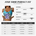 thumbnail image 6 of Lsque Corals and Tropical Fish Printed Women'S Sports Bra, Compression, Moisture Wicking, High-Impact Sports Bra For Women,Supportive sports bra-Medium, 6 of 9