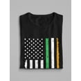 thumbnail image 4 of Tstars Mens St Patricks Day Irish American Flag St Patricks Day Shirts Gift for Him Irish Long Sleeve T Shirt., 4 of 6