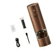thumbnail image 3 of Electric Spices Grinder for BBQs with LED Lighting USB Rechargeable Peppers Mill for Cooking Enthusiasts Kitchenwares, 3 of 5