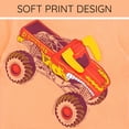 thumbnail image 5 of Monster Jam Little Boys' Novelty 3D Graphic T-Shirt Orange El Toro Loco, 5 of 7