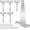 Silver, variant on KOLAKO Barn Door Hinges, 6 Pack Heavy Duty T Hinges for Gate, Shed Hinge, T Strap Hinges 4 Inch, Black