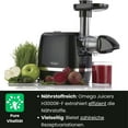 thumbnail image 3 of Extractor de masticación lenta Juicer Omega H3000R, 150 W, color negro, 3 of 5
