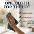thumbnail image 2 of Microfiber Cleaning Towels for Glass & Windows, Lint-Free Cleaning Cloth for Mirrors, Stainless Steel & Household Surfaces, 2 of 6