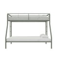 DHP Dusty TwinoverFull Metal Bunk Bed with Secured Ladders, Sage