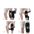 thumbnail image 4 of Douhoow Hinged Knee Patella Support Brace Sleeve Wrap Stabilizer Sports Knee Pad Support Protector, 4 of 6