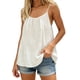 thumbnail image 1 of TaTaai Bohemian Style Backless Tank for Women， Adjustable Strap Sleeveless Top， Lightweight Loose Fit Beach Blouse with Ruffle Detail Gift, 1 of 5