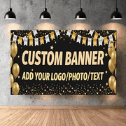 Polyester Custom Banner Decorative Photography Backdrop for Birthday Party Event Indoor