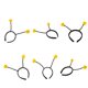 thumbnail image 1 of 4 piezas de diadema forma forma forma , disfraz mariquita y , accesorios cabellero de mariquita con mosca y Yotijar Diadema de abeja para niños, 1 of 8