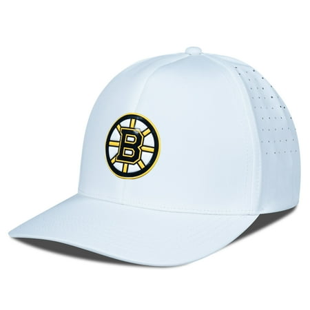 Men s Levelwear White Boston Bruins Zeta Flex Hat