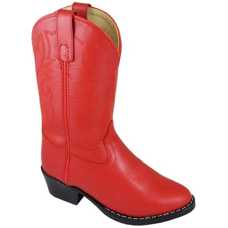 Smoky Mountain Kid's Denver Red Leather Western Boots