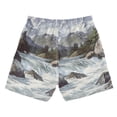 thumbnail image 7 of FORMRS Boys Swim Trunks Quick Dry Mesh Liner Boardshorts Sizes XS-XL, River and Mountains, 7 of 7