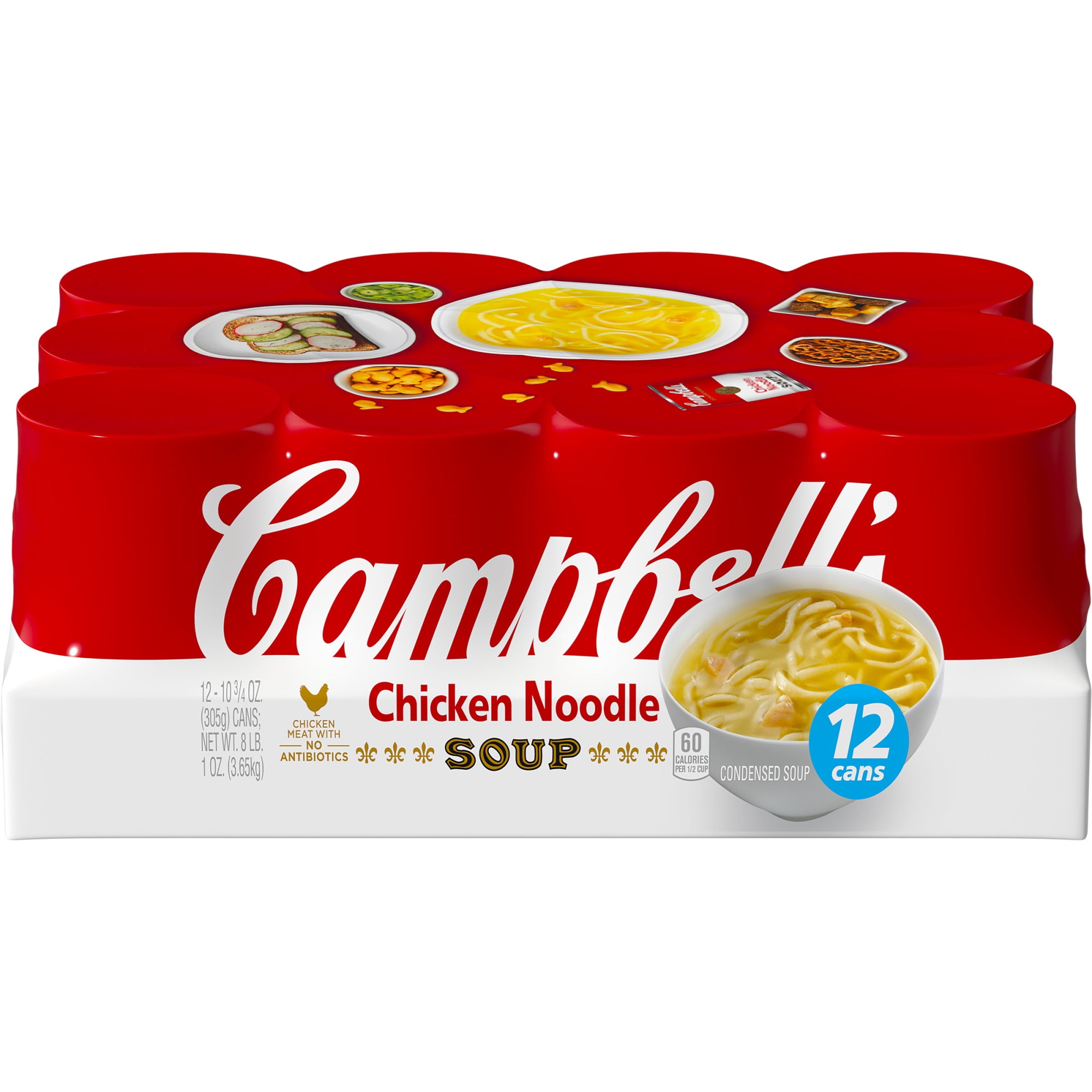 Campbell's Condensed Chicken Noodle Soup, 10.75 oz. Cans (12 pack