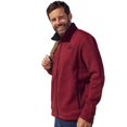 thumbnail image 2 of Atlas For Men - Chaqueta de Vellocín Cepillado para Hombre - Pack de 2 (Burdeos, Gris), 2 of 3