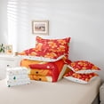 thumbnail image 6 of Homewish Cartoon Gingerbread Man 7-Piece Twin Bedding Set - Merry Christmas Xmas, 6 of 8