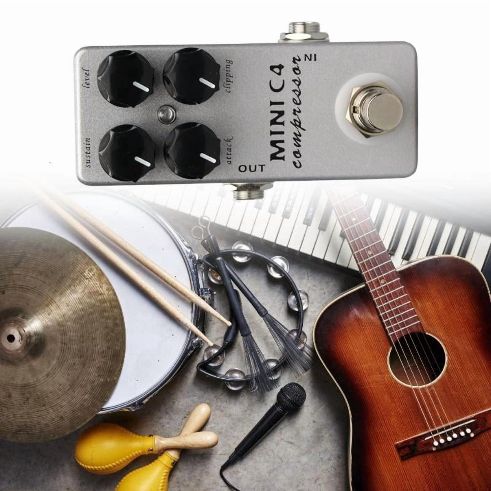 CEORPER Guitar Effects Pedal With 4 Control Knobs For Customizing Your Perfect Tone