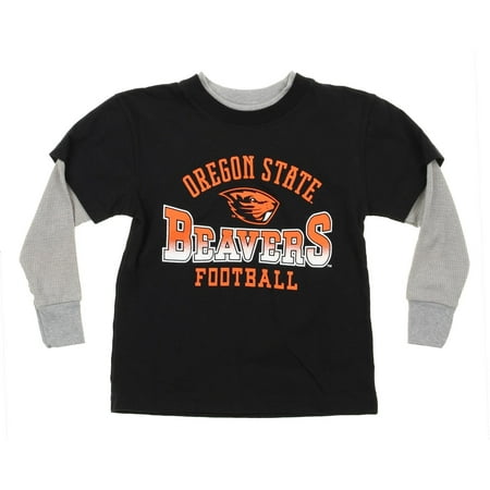 - NCAA Oregon State Beavers Kids Long Sleeve Tee, Black