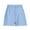Sky Blue, variant on Pntutb Best Womens Shorts Solid Color Casual Wide Leg Loose High Waist Lace Up Pants