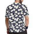 thumbnail image 2 of Rocae Daisies Flowers for Men's Mesh Quick-Dry Short Sleeve Workout T-Shirt,Mens Crew Neck Tee Lightweight Soft Classic T Shirts XX-Large, 2 of 9