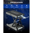 thumbnail image 2 of Elevador de motocicletas Orion Motor Tech, 500 kg, Scissor Jack, color gris, 2 of 8
