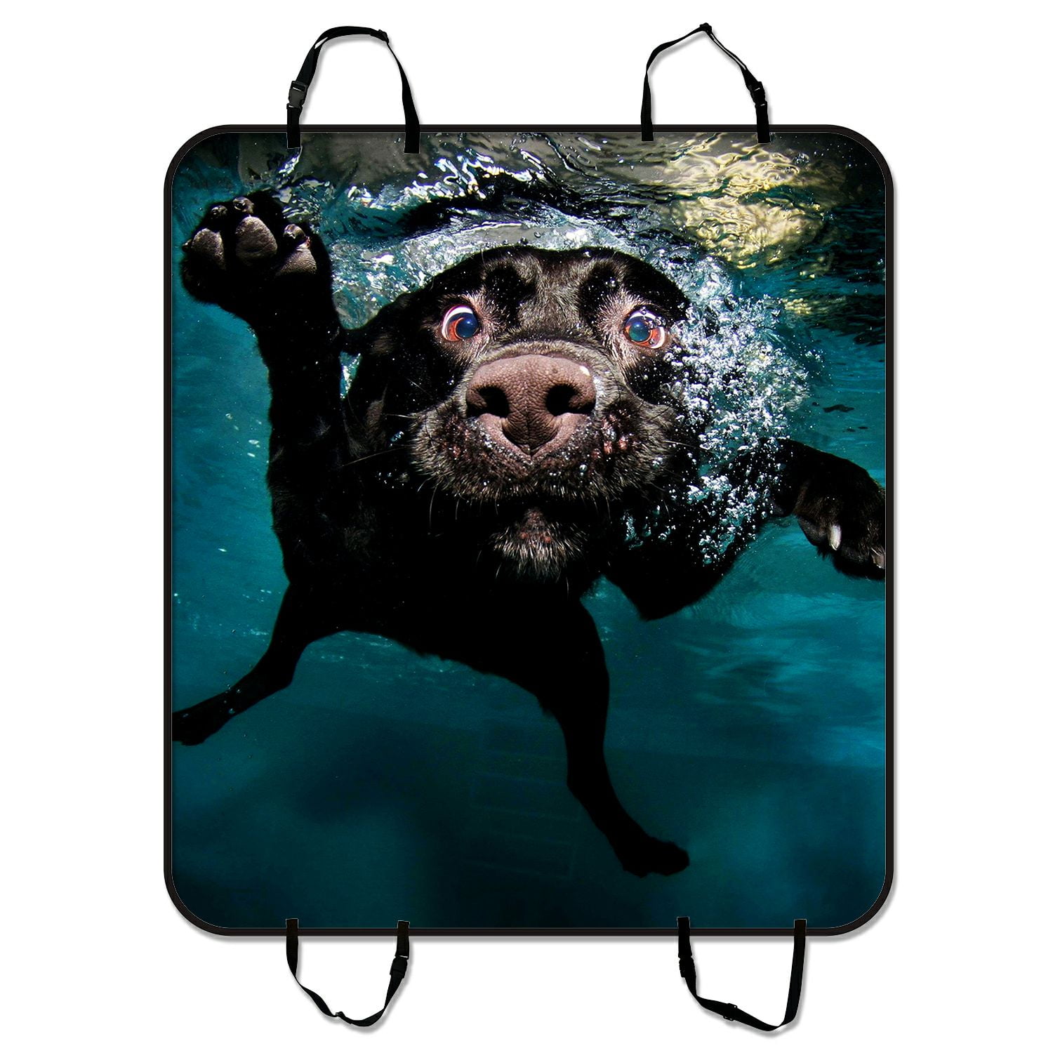 GCKG Popular funny lovely Labrador dog Pet Car Seat Cover Dog Car Seat