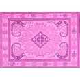 thumbnail image 1 of Ahgly Company Indoor Rectangle Persian Pink Traditional Area Rugs, 8' x 10', 1 of 4